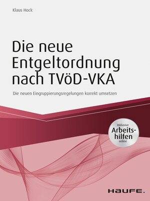 cover image of Die neue Entgeltordnung nach TVöD-VKA